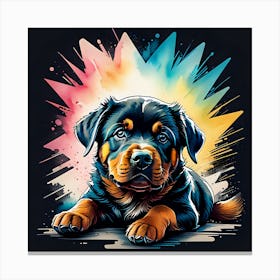 Little Dog Canvas Print