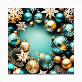 Christmas Background Canvas Print