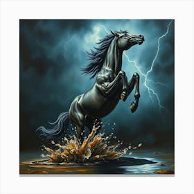 Lightning Horse 22 Canvas Print