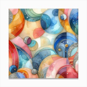 Field of Spheres Canvas Print