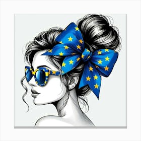 EU girl 2 Canvas Print