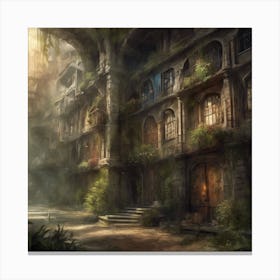 Fantasy City 51 Canvas Print