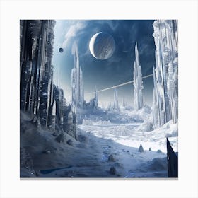 Ice City Canvas Print