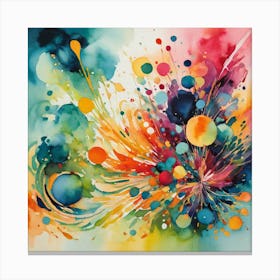 Abstract Painting Canvas Print