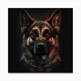 German Shepherd Dog Canvas Print