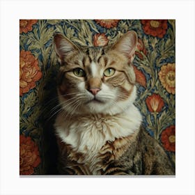 Default William Morris Cat Prints 3 Canvas Print