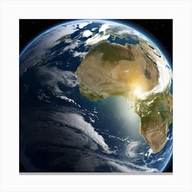 Earth From Space 9 Canvas Print