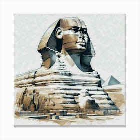 Giza Sphinx Canvas Print