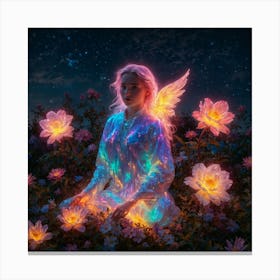 Angel Of The Night 4 Canvas Print