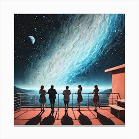 Sky At Night Canvas Print