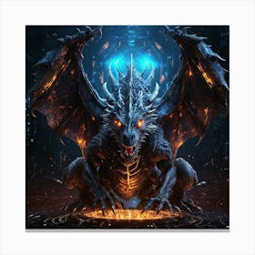 Dragon Of Fire Canvas Print