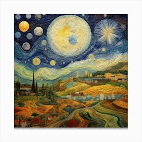 Starry Night 1 Canvas Print