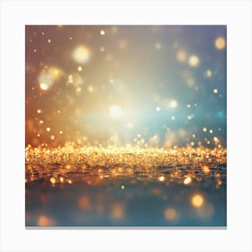 Christmas Lights Background Canvas Print