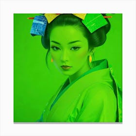 Japan Geisha Visual 26 Canvas Print