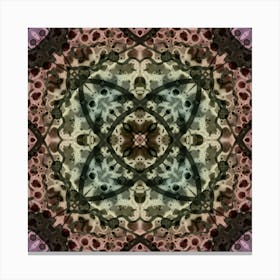 Pattern Of Purple Bubbles 2 Canvas Print