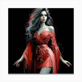 Portrait Artwork 1 Canvas Print