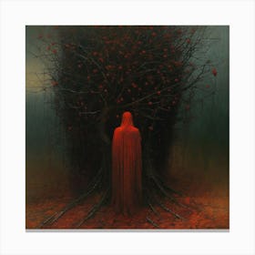 'The Red Tree' Canvas Print