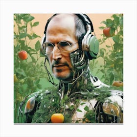 Apple Steve Canvas Print