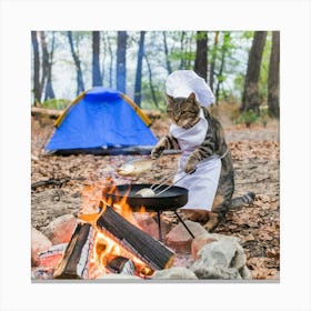 A Photo Of A Cat Cooking A Fish Over A C Vwyrct51qow071qxuomctg Lzpymuflry2kpkmdbyd6 W Canvas Print