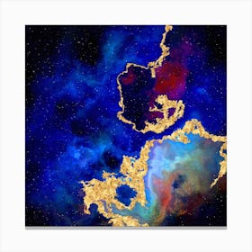100 Nebulas in Space with Stars Abstract n.051 Canvas Print