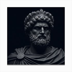 Bust Of Saturn Canvas Print