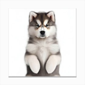 Husky Puppy Canvas Art Canvas Print