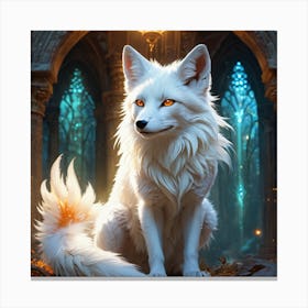 fantasy fox 1 Canvas Print