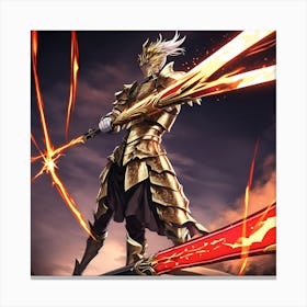 Hero Of Legend Canvas Print