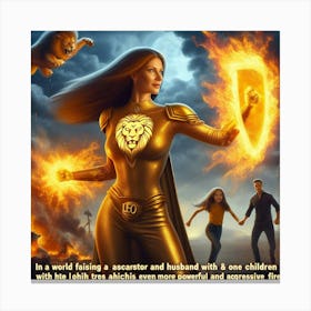 Leo Super Mom #5 Canvas Print