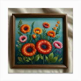 Ukrainian Flower Painting 1 Canvas Print