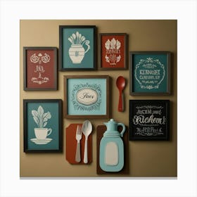 Default Create Unique Design Of Kitchen Wall Art 3 Canvas Print