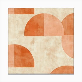 Abstract Orange Canvas Print