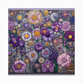 Purple Flowers 2 Canvas Print