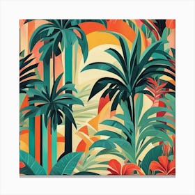 Tropical Jungle 5 Canvas Print