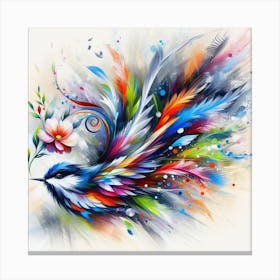 Colorful Bird 4 Canvas Print