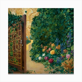 Gate To The Garden 1 Canvas Print