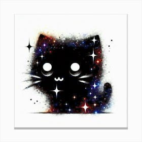 Feline Cat Creative Artwork Illustration 131 Canvas Print