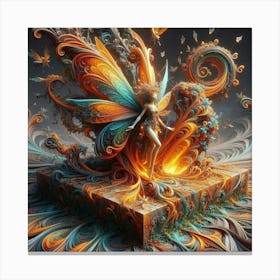 Fractal Fairy 1 Canvas Print