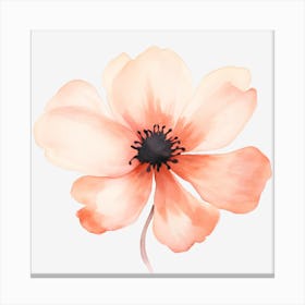 Watercolor Flower Canvas Print