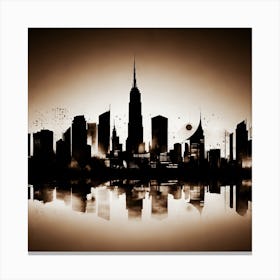 New York City Skyline 52 Canvas Print