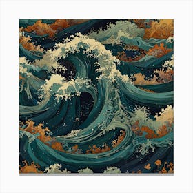 Great Wave Off Kanagawa 1 Canvas Print