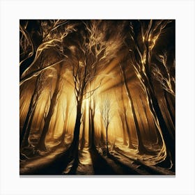 Dark Forest 35 Canvas Print