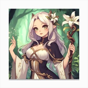 Elf Girl Canvas Print