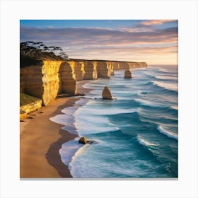 Southern Australia Cliffs 6 Canvas Print