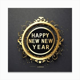 Happy New Year 91 Canvas Print