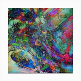 The bright euphoria of colors Canvas Print