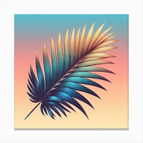 Palm leaf 4 Canvas Print