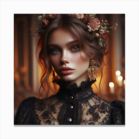 Victorian Beauty 1 Canvas Print