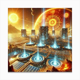 The Solar Imperium On Mercury Canvas Print