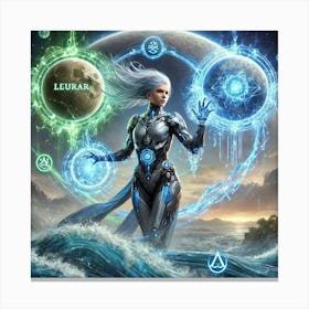 High Commander Selene Elemental Hybridism Canvas Print